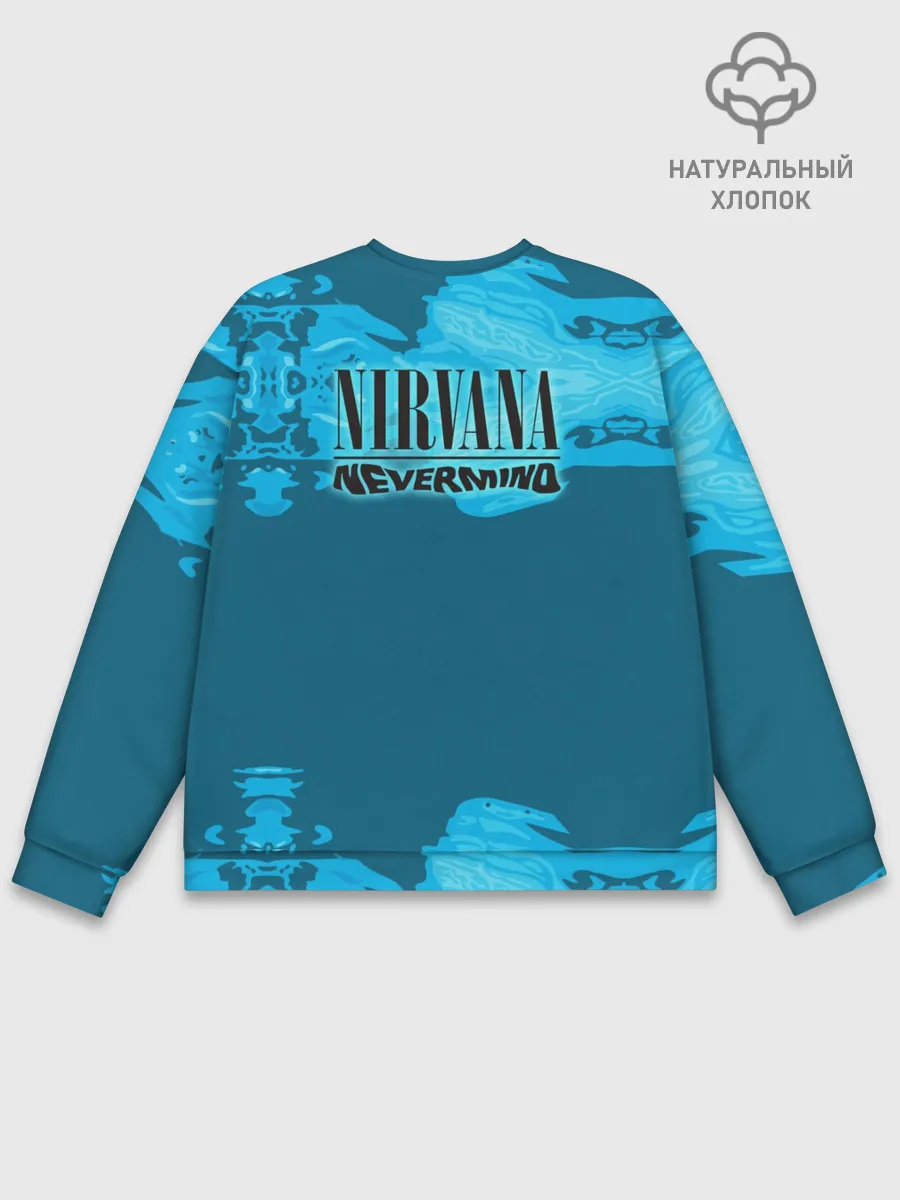 Мужской свитшот базовый / Nirvana & Simpson