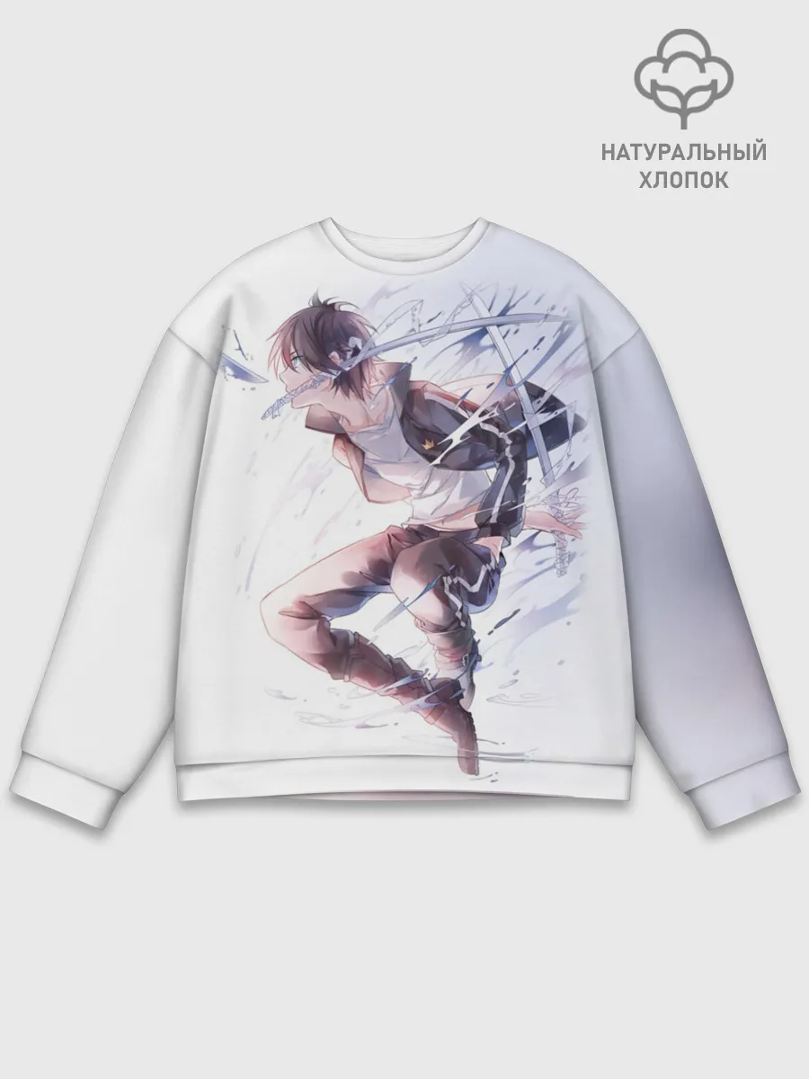 Мужской свитшот базовый / Летающий Ябоку