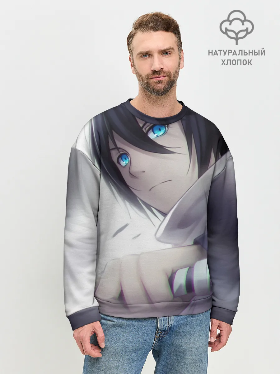 Мужской свитшот базовый / Ято с мечом. БЕЗДОМНЫЙ БОГ