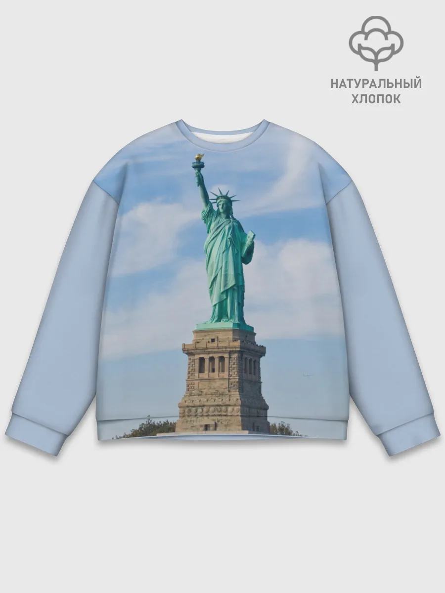 Мужской свитшот базовый / Статуя свободы