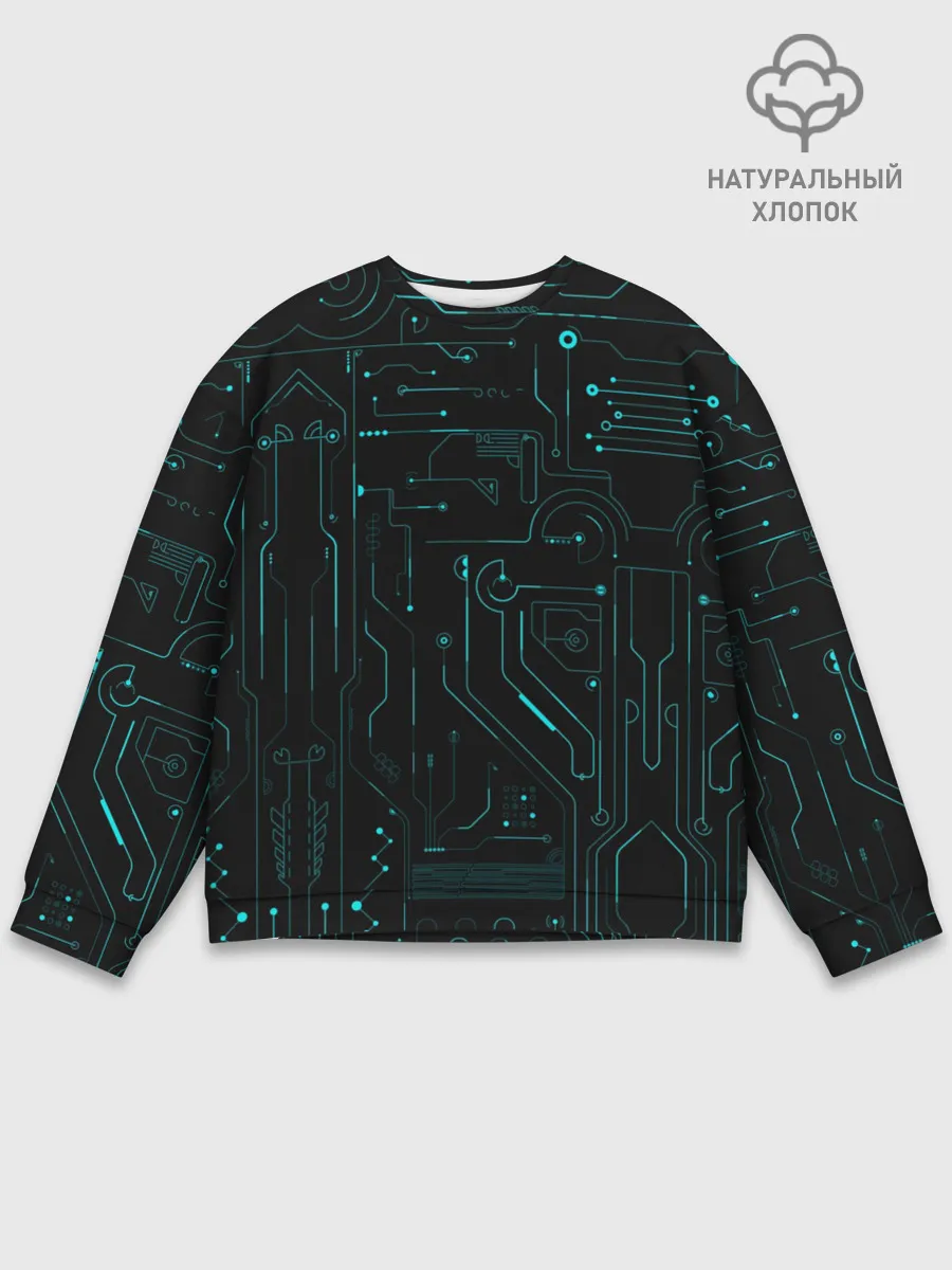 Мужской свитшот базовый / Hi-Tech