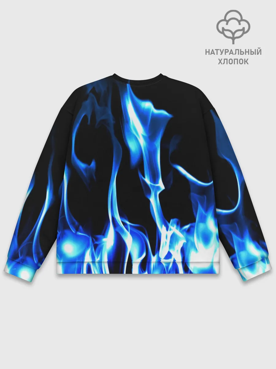 Мужской свитшот базовый / Огонь