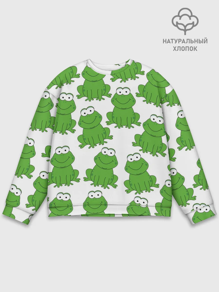 Мужской свитшот базовый / Лягушки