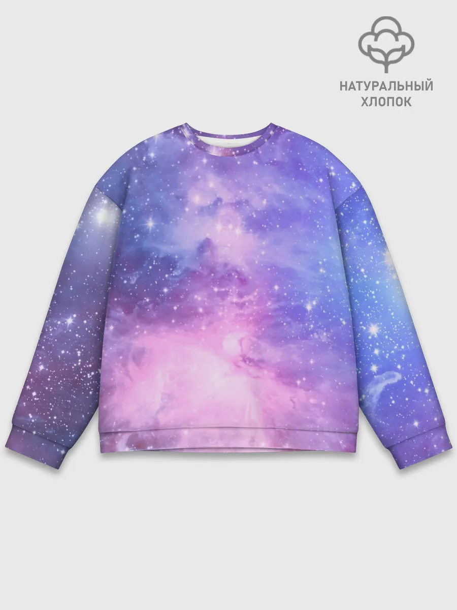 Мужской свитшот базовый / Галактика