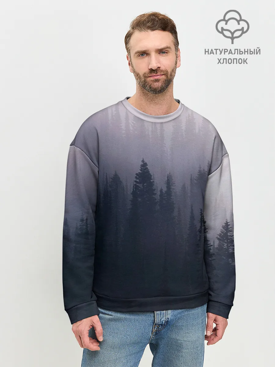 Мужской свитшот базовый / Лесок