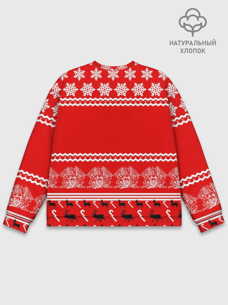 Мужской свитшот базовый / Праздничный Queen