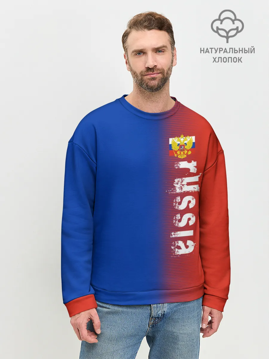 Мужской свитшот базовый / РОССИЯ | RUSSIA
