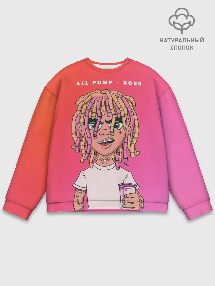 Мужской свитшот базовый / Lil Pump Boss