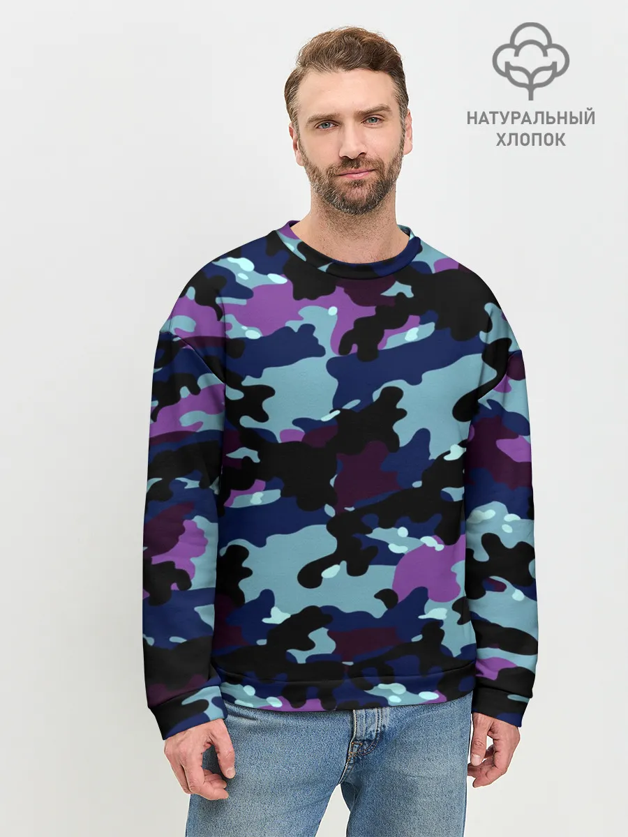 Мужской свитшот базовый / Камуфляж