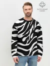 Мужской свитшот базовый / Зебра