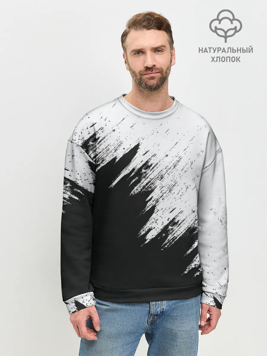 Мужской свитшот базовый / Краска и ничего лишнего!