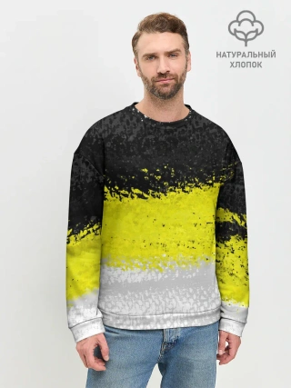 Мужской свитшот базовый / Имперский флаг России 1858года