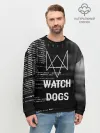 Мужской свитшот базовый / Wath dogs 2 Хакер