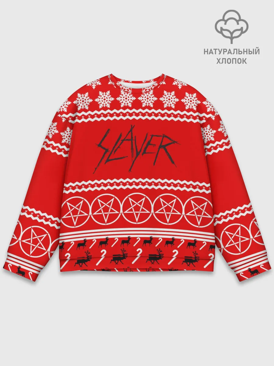 Мужской свитшот базовый / Праздничный Slayer