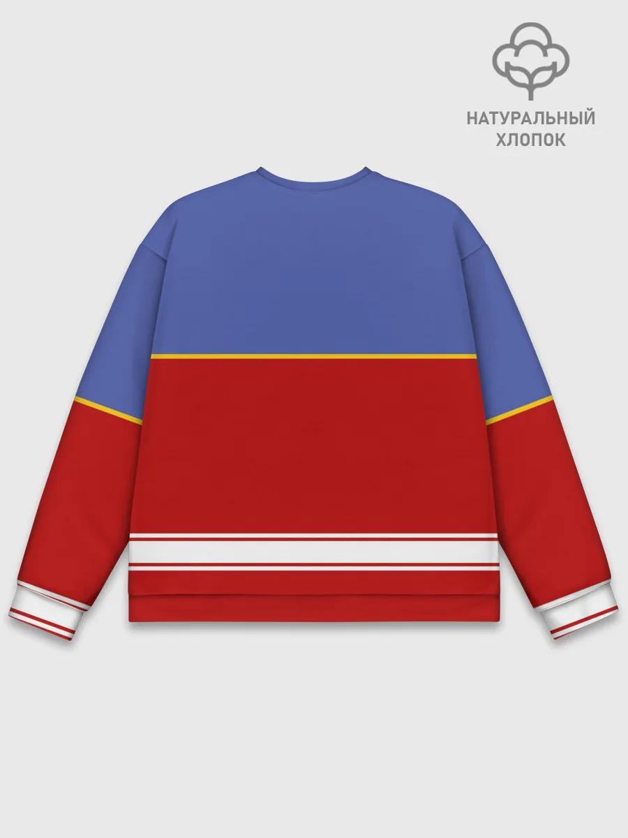 Мужской свитшот базовый / Хоккеист Даня