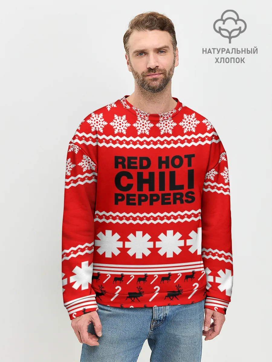 Мужской свитшот базовый / Праздничный RHCP