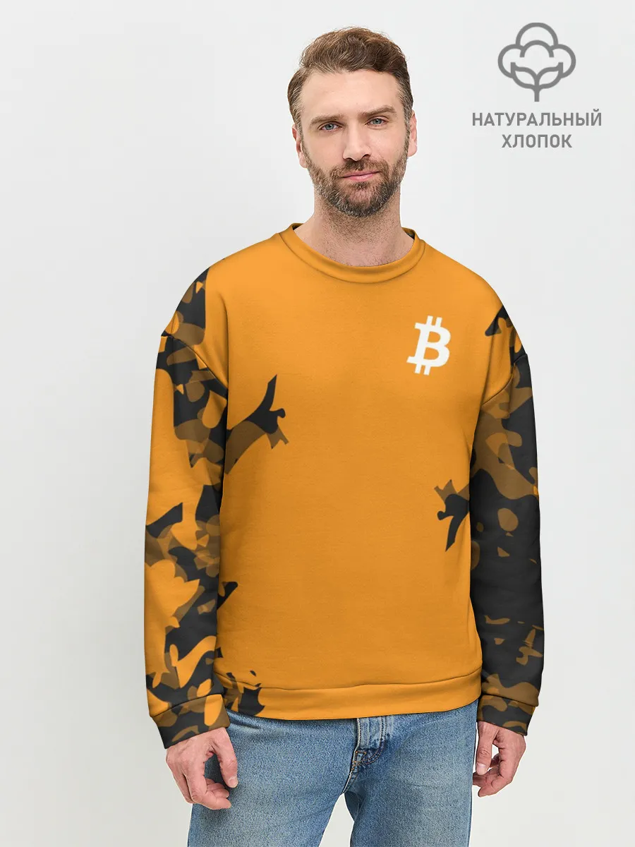 Мужской свитшот базовый / БИТКОИН | BITCOIN