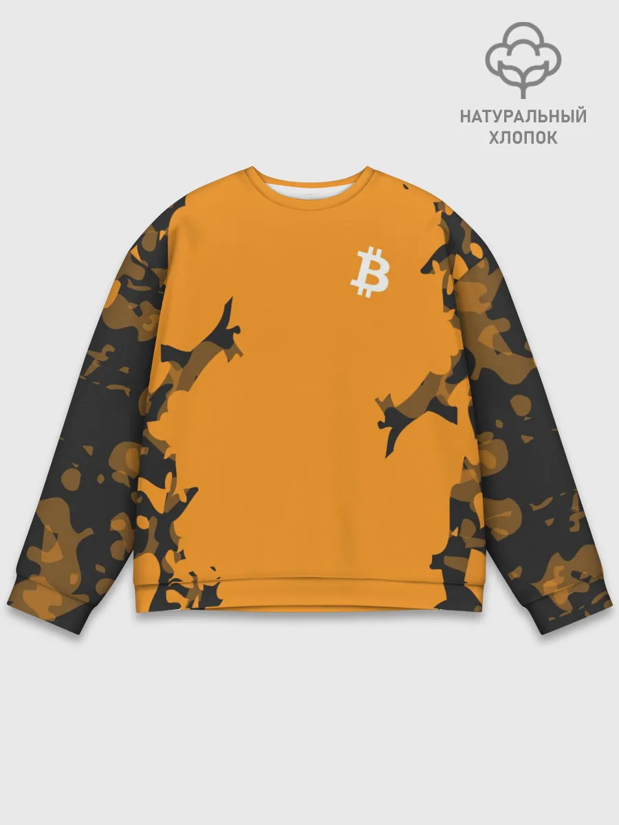 Мужской свитшот базовый / БИТКОИН | BITCOIN