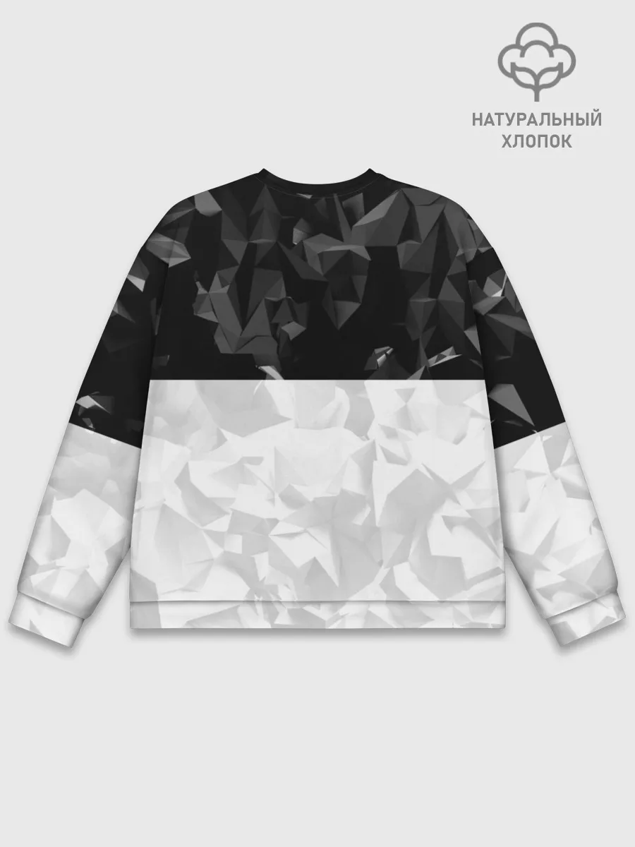 Мужской свитшот базовый / BITCOIN Black Collection