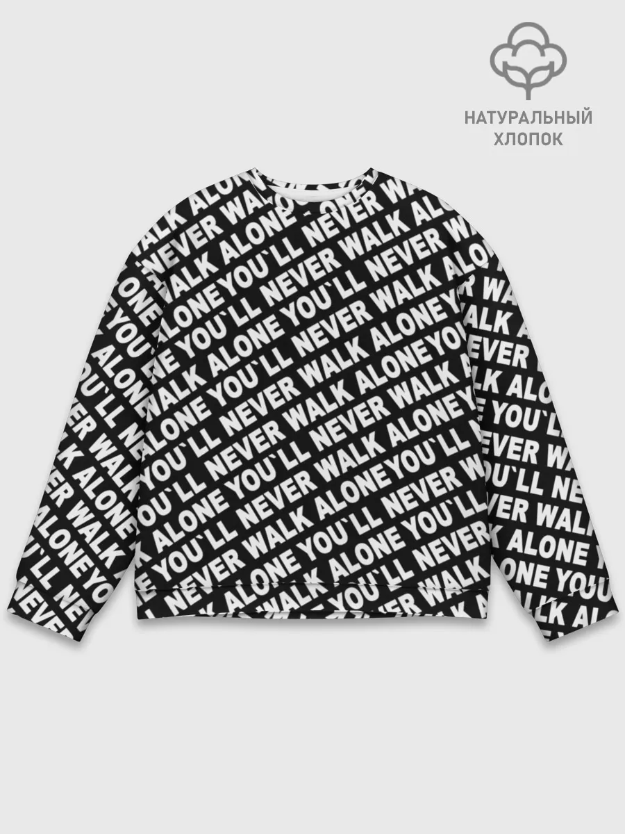 Мужской свитшот базовый / YNWA ЧБ