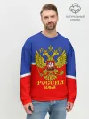 Мужской свитшот базовый / Хоккеист Илья