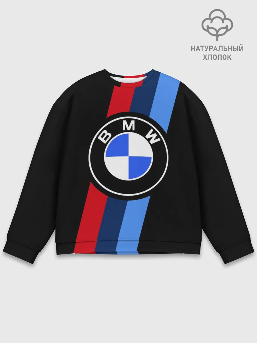 Мужской свитшот базовый / BMW 2021 M SPORT / БМВ М СПОРТ