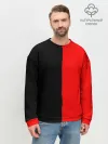 Мужской свитшот базовый / Red & Black