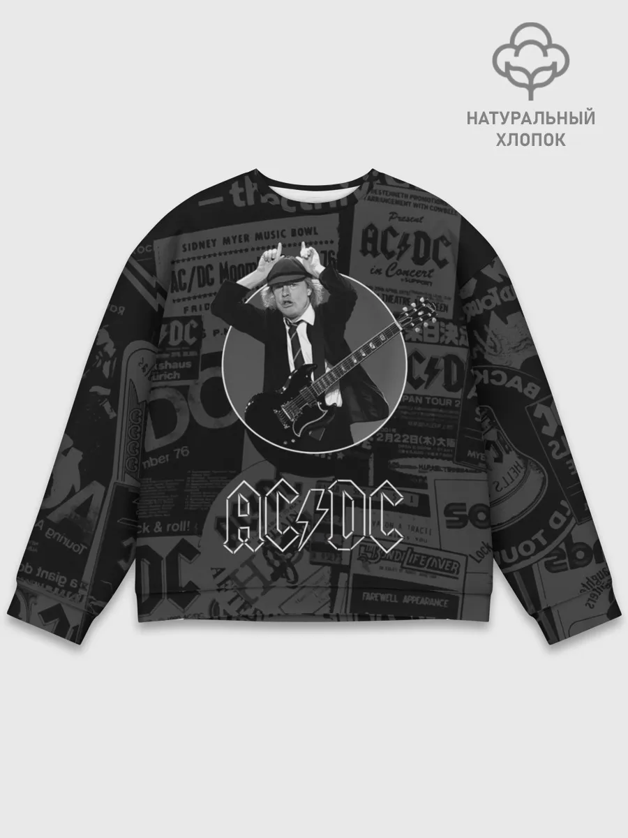 Мужской свитшот базовый / AC/DC