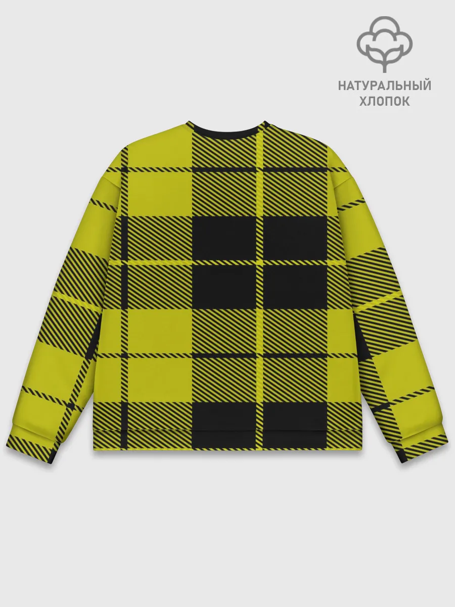 Мужской свитшот базовый / Такса Хипстер