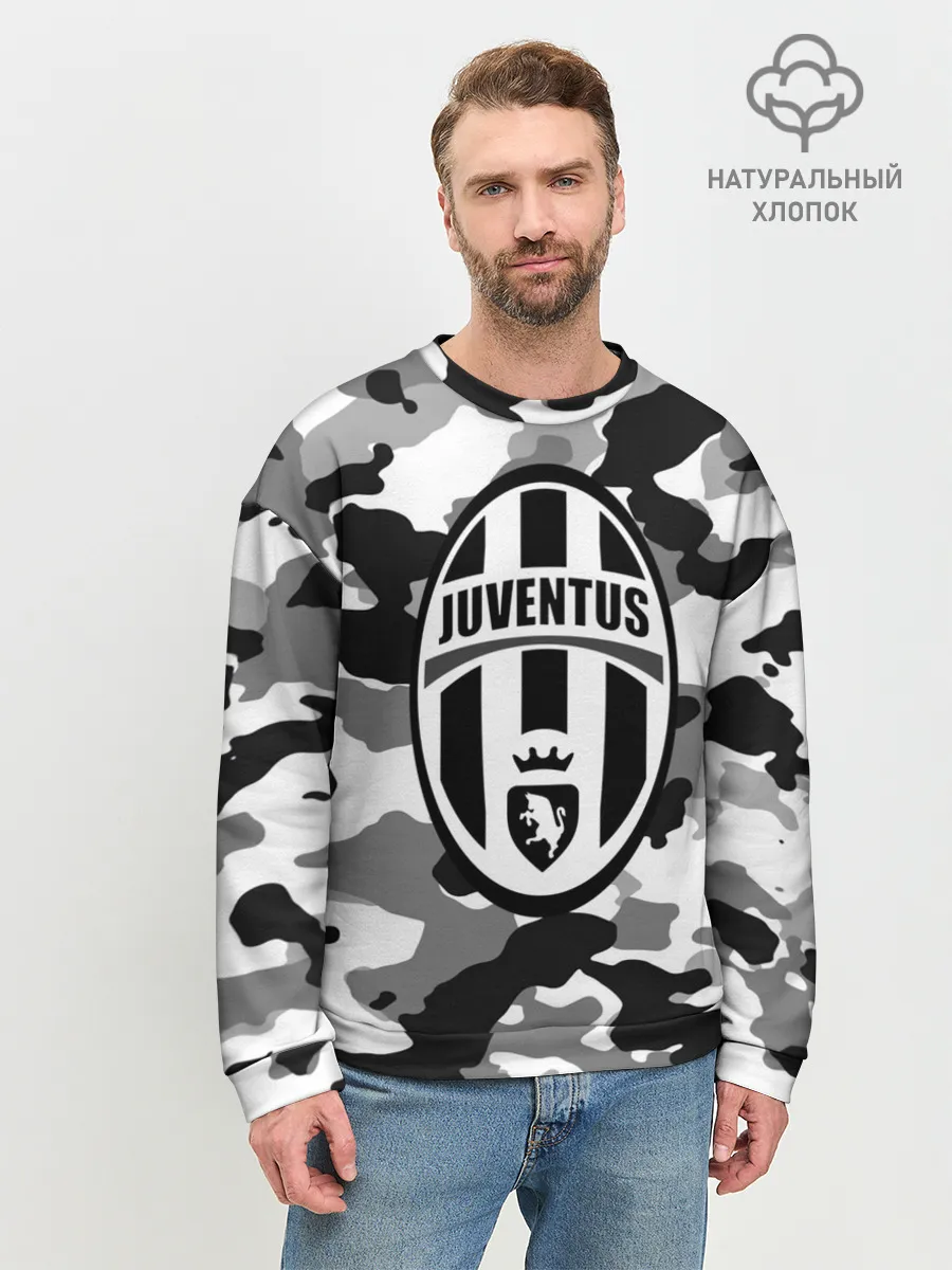 Мужской свитшот базовый / FC Juventus Camouflage