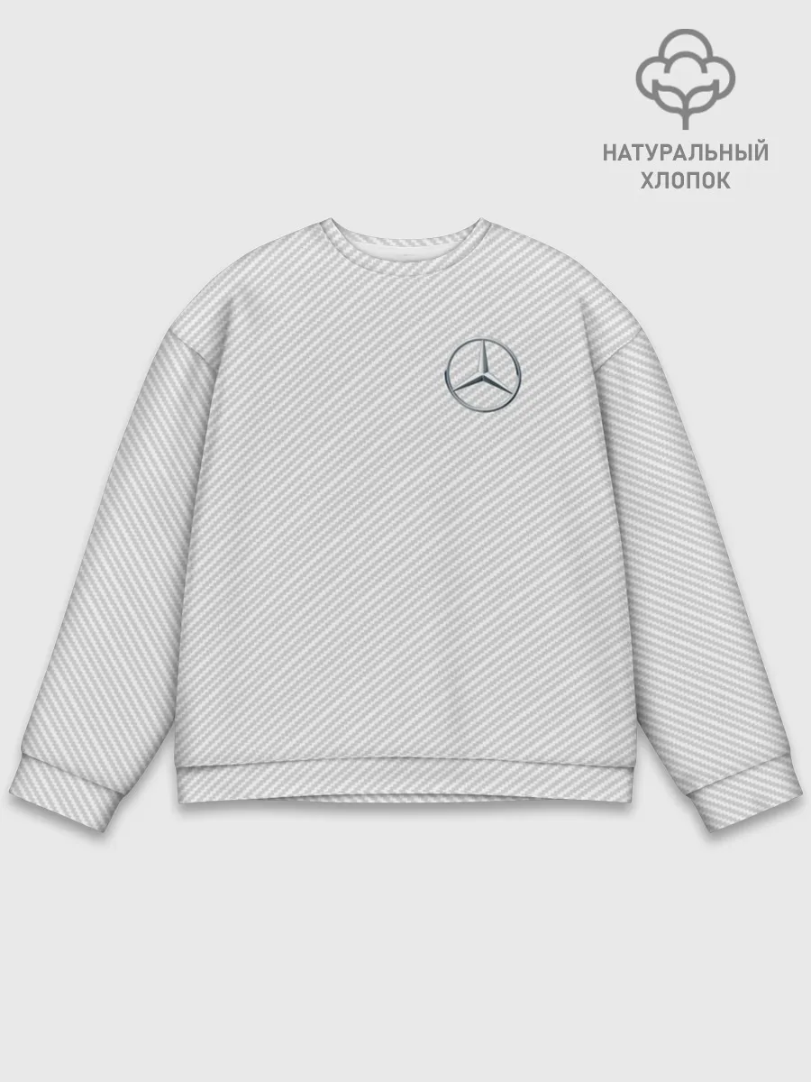 Мужской свитшот базовый / MERCEDES BENZ CARBON