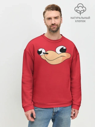 Мужской свитшот базовый / Red