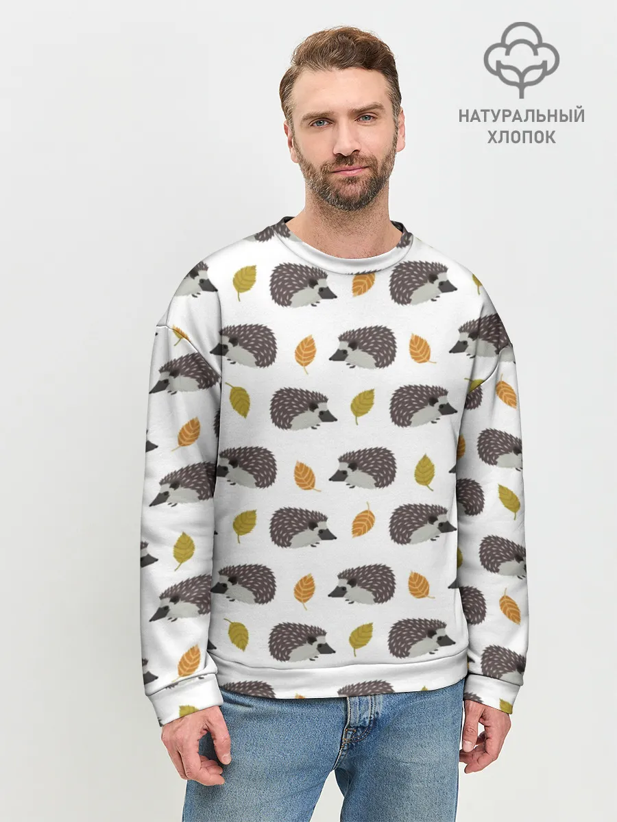 Мужской свитшот базовый / чего такой колючий?