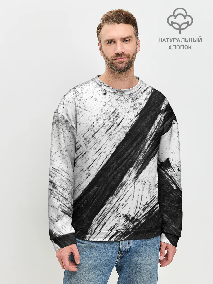 Мужской свитшот базовый / просто краски