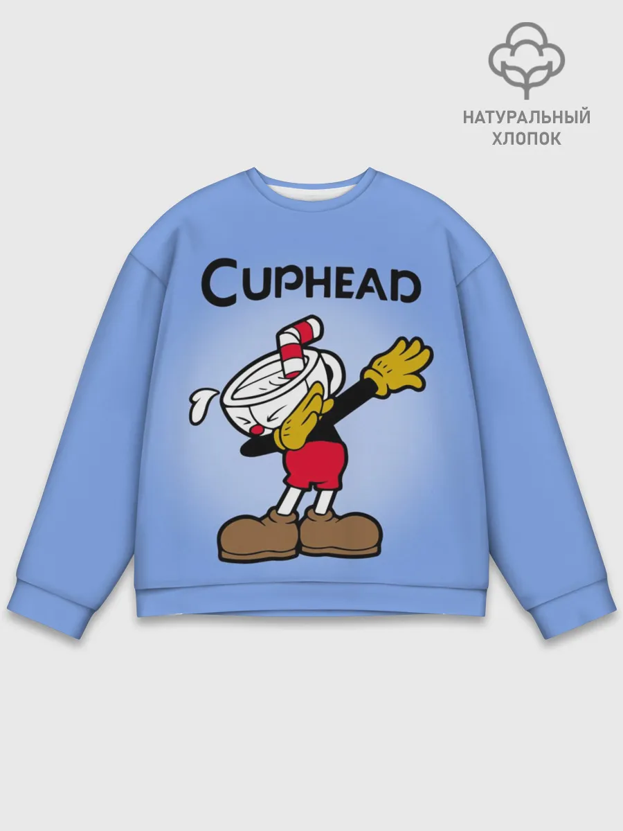 Мужской свитшот базовый / Cuphead