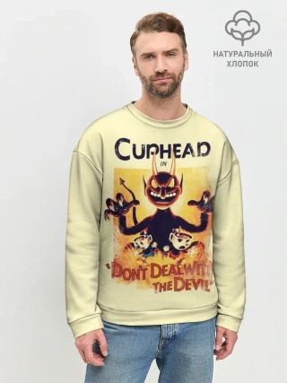Мужской свитшот базовый / Cuphead