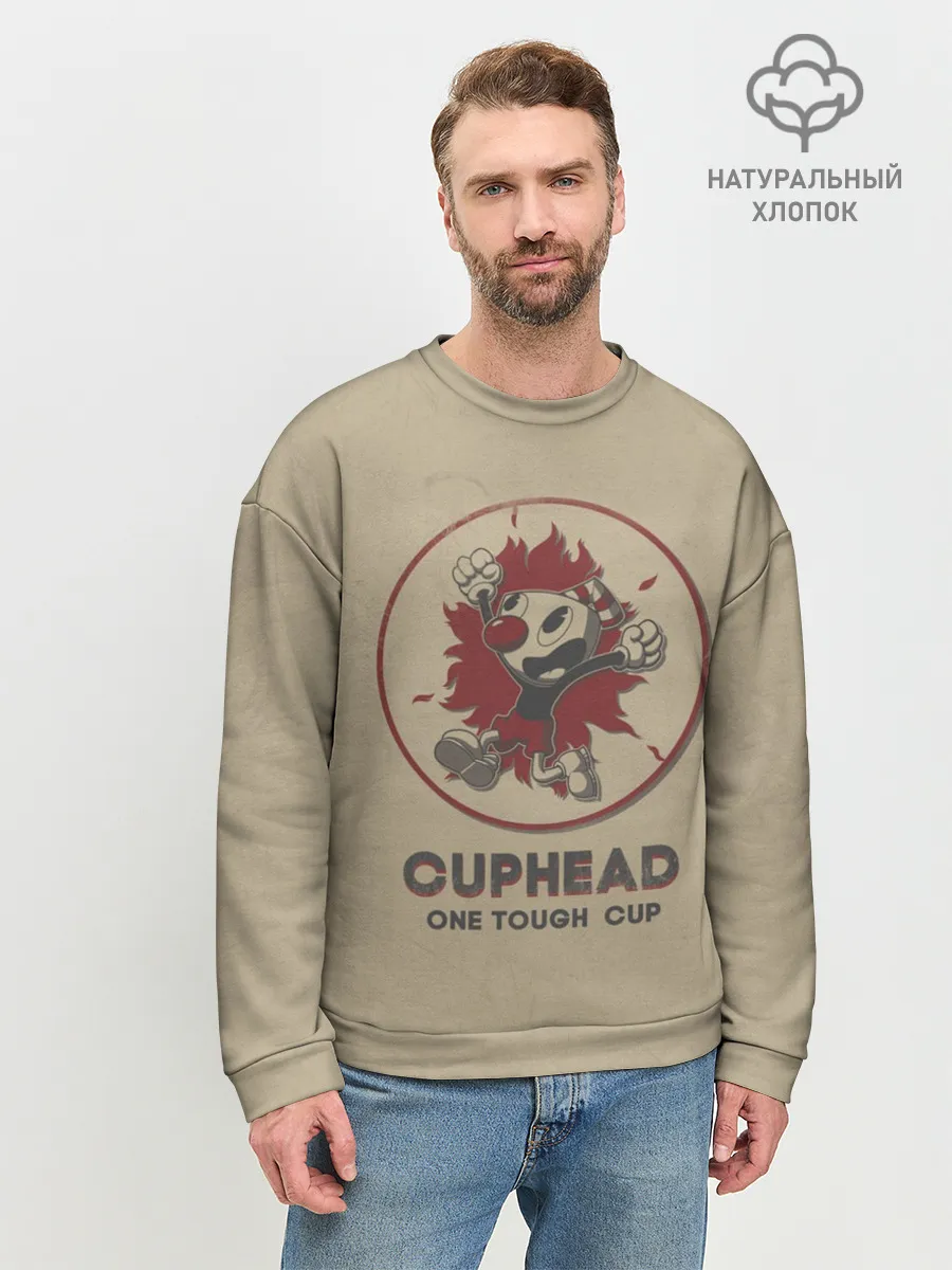 Мужской свитшот базовый / Cuphead