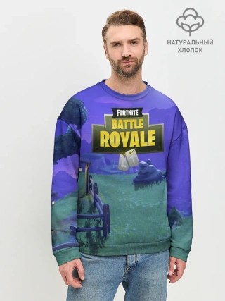 Мужской свитшот базовый / Fortnite Night