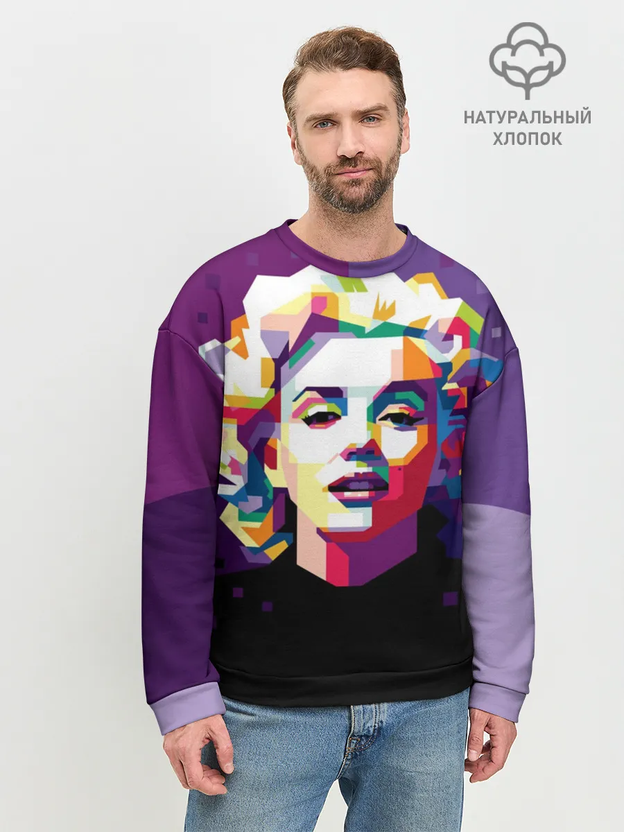 Мужской свитшот базовый / Marilyn Monroe
