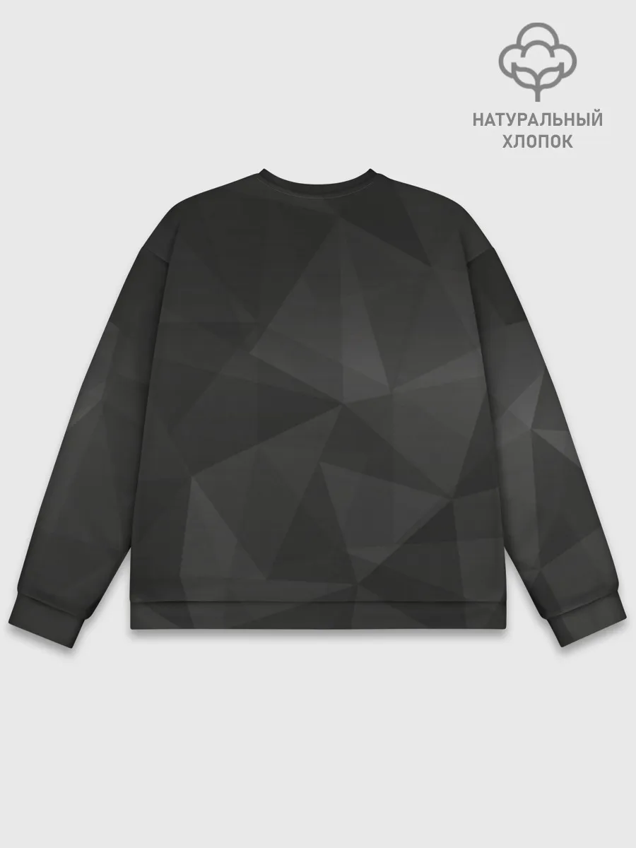 Мужской свитшот базовый / Fortnite Black Abstract