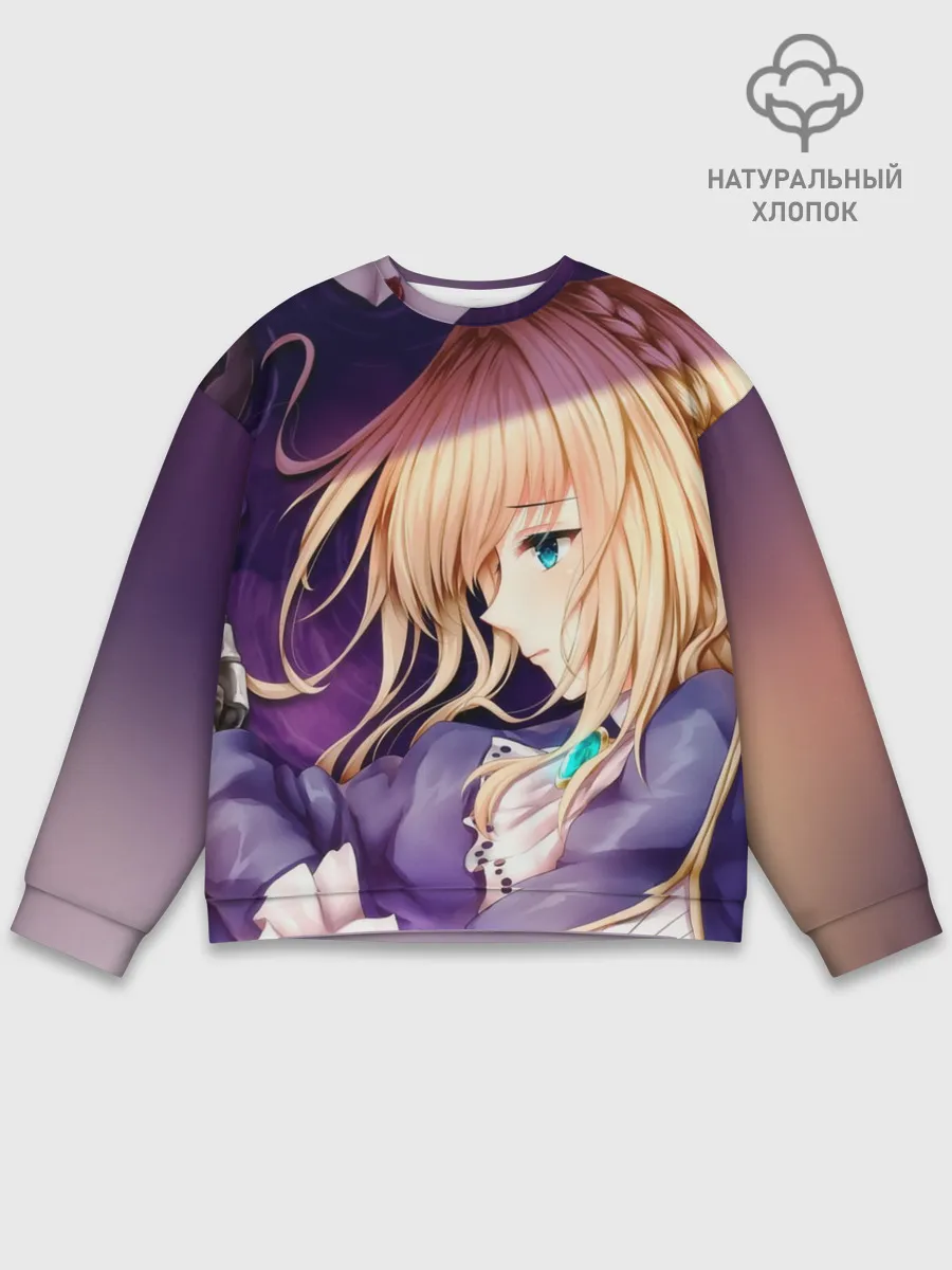 Мужской свитшот базовый / Violet Evergarden