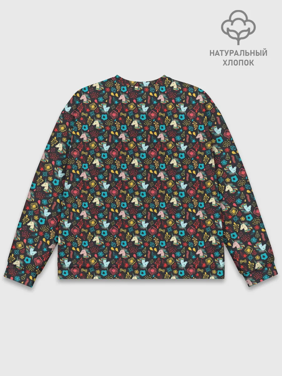 Мужской свитшот базовый / Unicorns