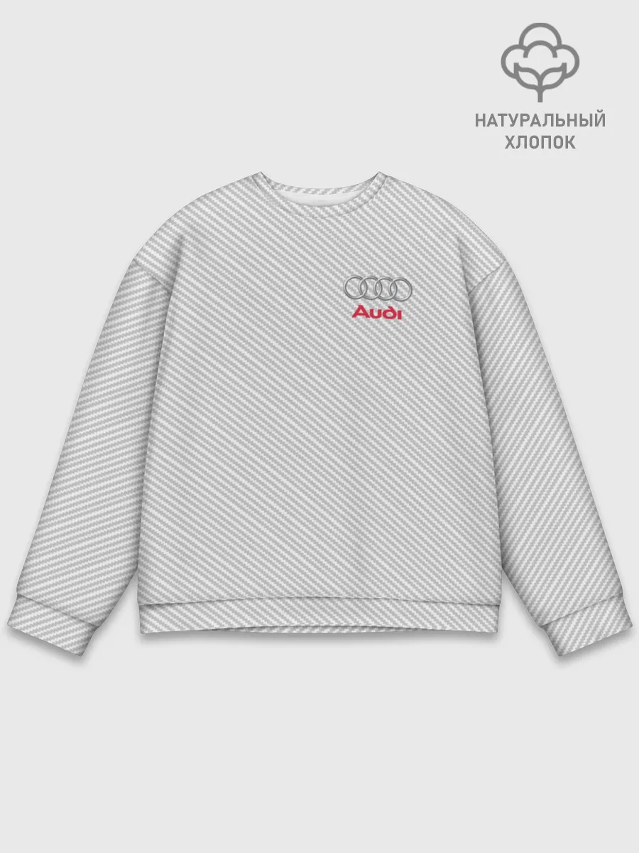 Мужской свитшот базовый / AUDI CARBON