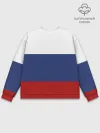 Мужской свитшот базовый / Россия Триколор