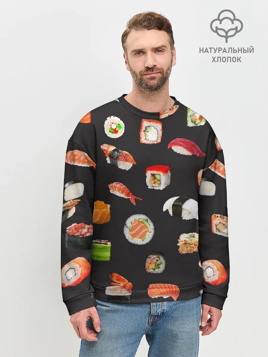 Мужской свитшот базовый / Суши