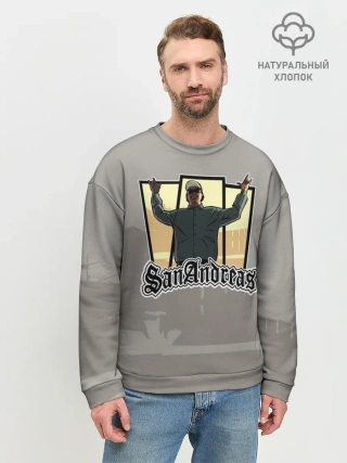 Мужской свитшот базовый / GTA SA - Райдер v2