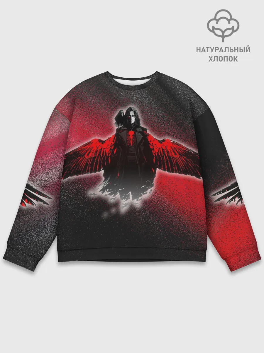 Мужской свитшот базовый / Ворон