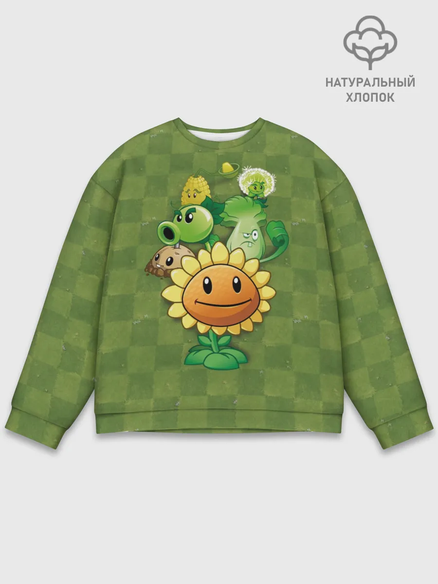 Мужской свитшот базовый / Plants vs Zombies