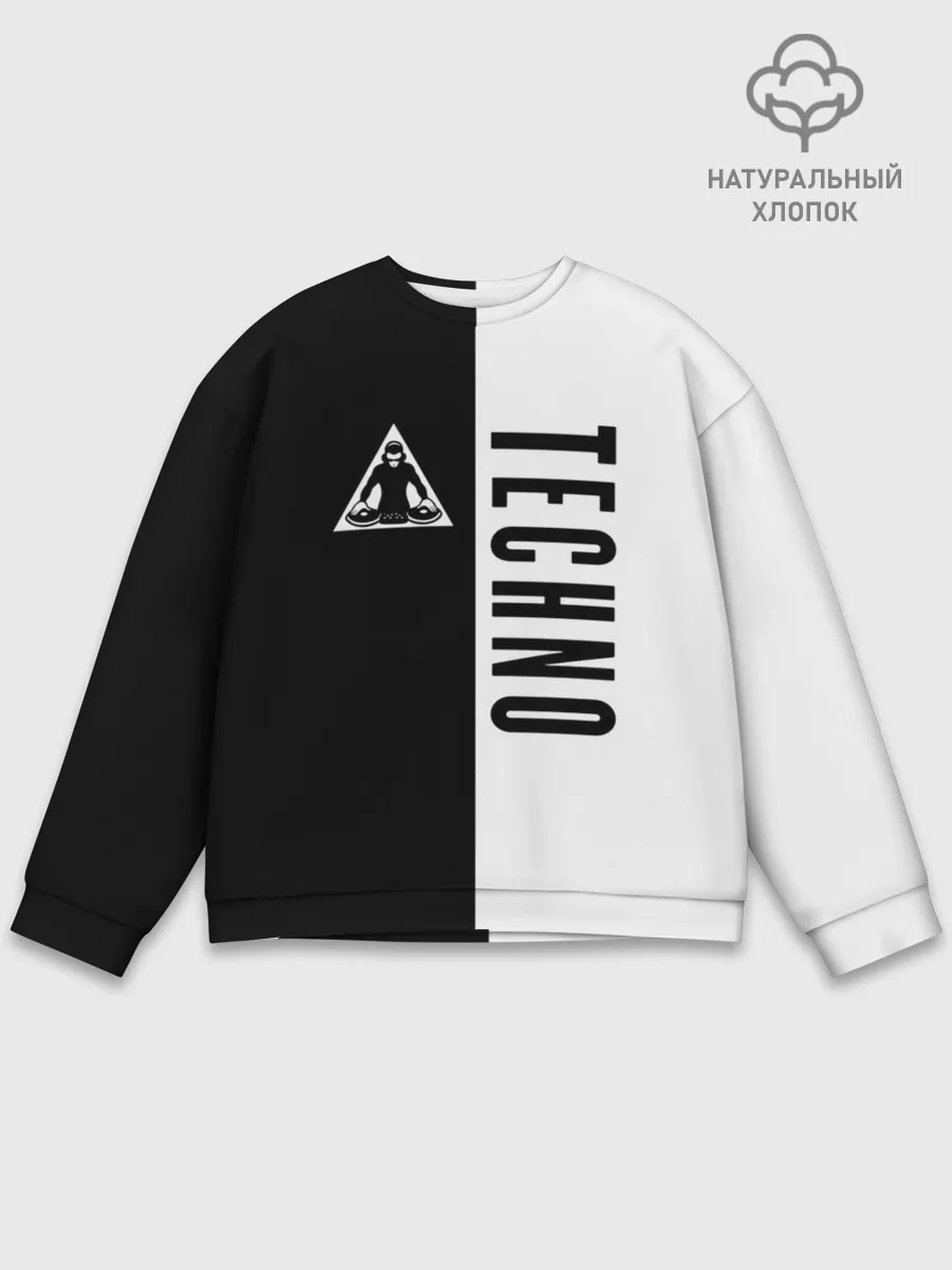 Мужской свитшот базовый / Techno