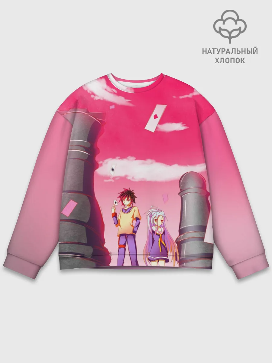 Мужской свитшот базовый / Шахматы аниме